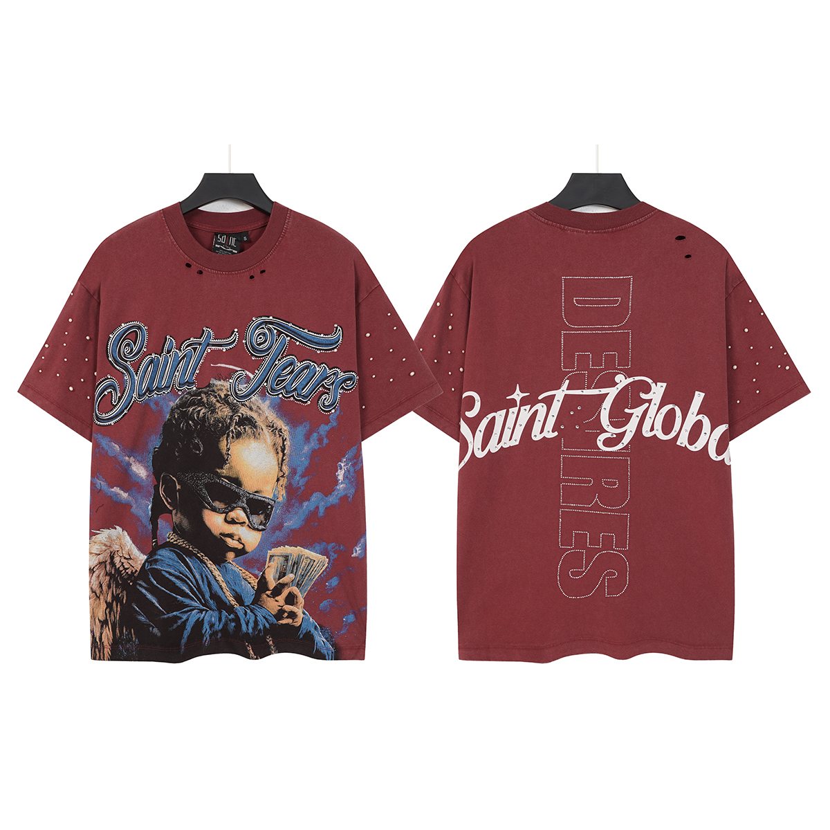 SAINT Tears Graphic Short-Sleeve T-Shirt ¡ª front
