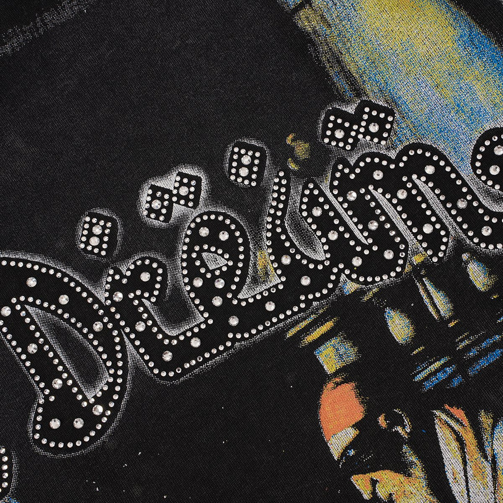 SAINT Religious Art Rhinestone T-Shirt ¡ª detail