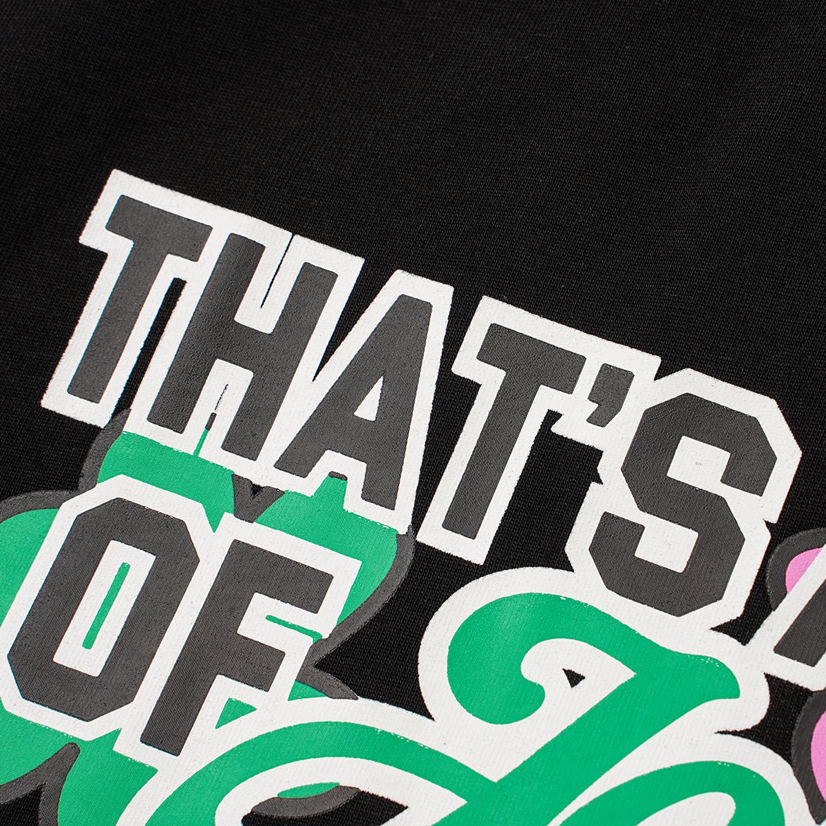 THAT'S A AWFUL LOT OF COUGH SYRUP Floral Tour Graphic T-Shirt ¡ª detail