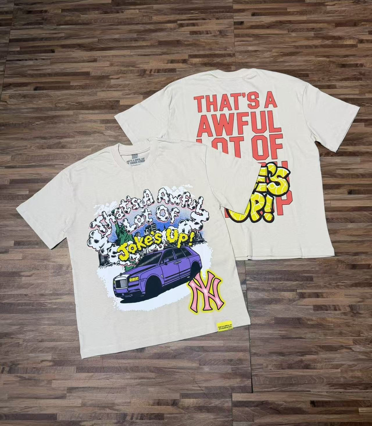THAT'S A AWFUL LOT OF COUGH SYRUP Car Graphic T-Shirt ¡ª context
