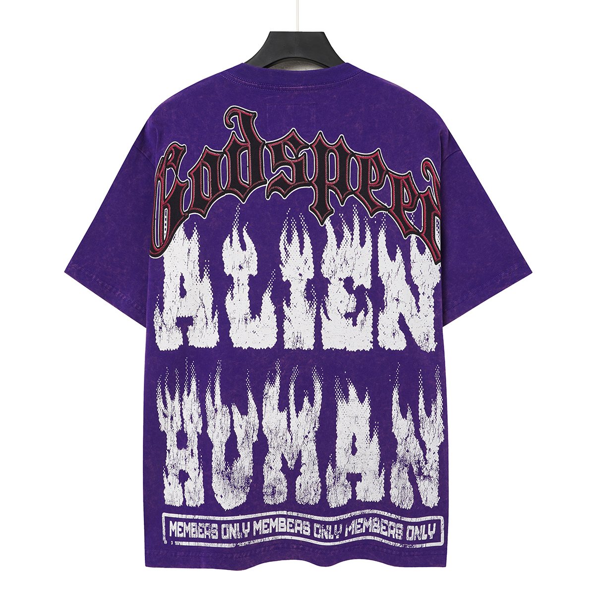 Godspeed Alien Human Graphic Short-Sleeve T-Shirt ¡ª back