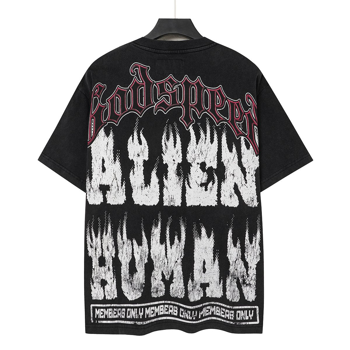 Godspeed Alien Human Graphic Short-Sleeve T-Shirt ¡ª back