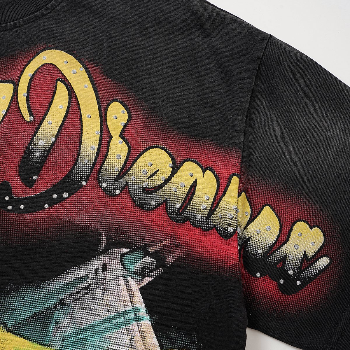 VALLEY Dragon Aircraft Astronaut Graphic T-Shirt ¡ª detail