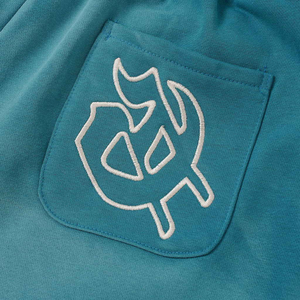 Godspeed Rear Pocket Graphic Cargo Sweat Shorts ¡ª detail
