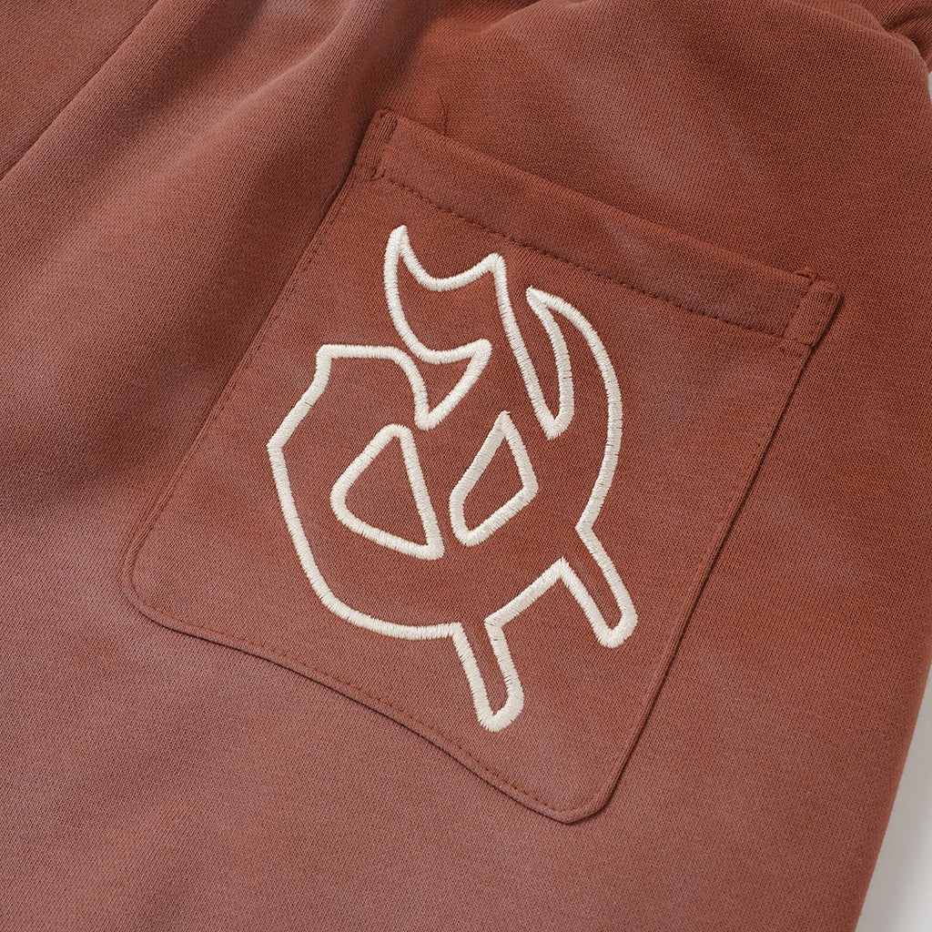 Godspeed Rear Pocket Graphic Cargo Sweat Shorts ¡ª detail