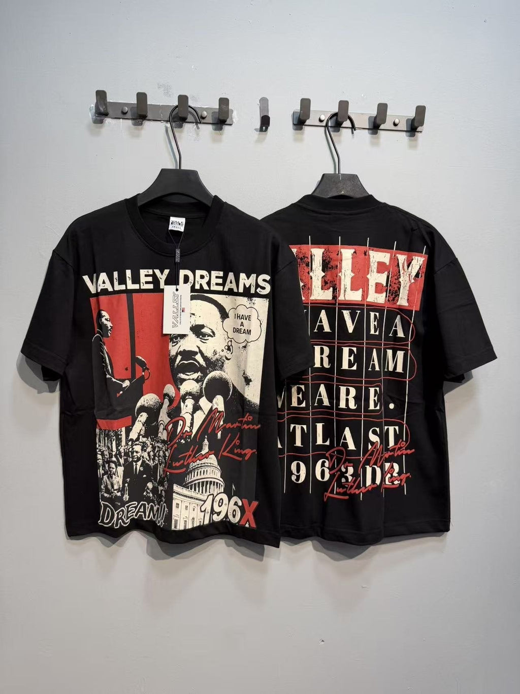 VALLEY I Have a Dream 1963 Graphic T-Shirt - Black ¡ª context