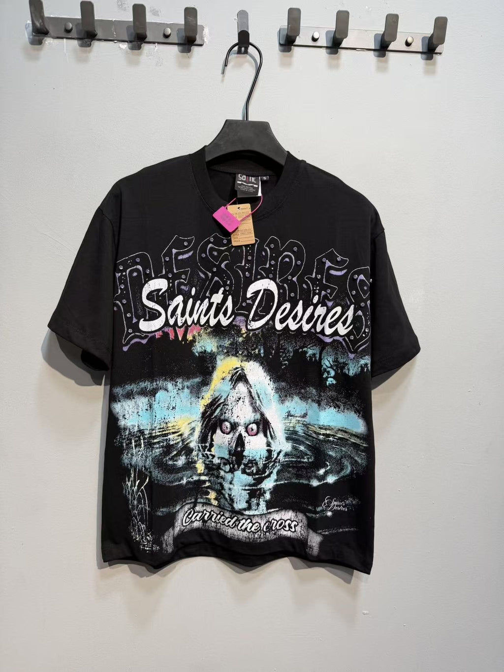SAINT Desires Graphic Short-Sleeve T-Shirt ¡ª front