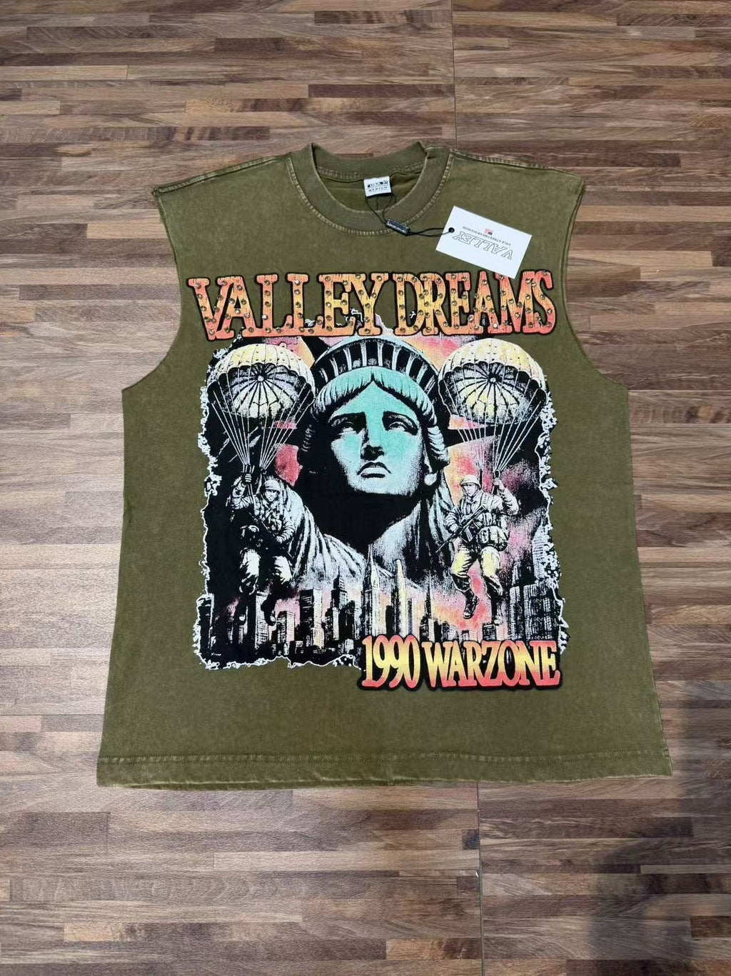 SAINT Valleydreams Graphic Sleeveless T-Shirt ¡ª front