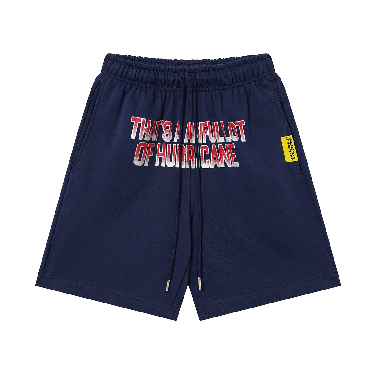THAT'S A AWFUL LOT OF COUGH SYRUP Navy Graphic Shorts ¡ª hero