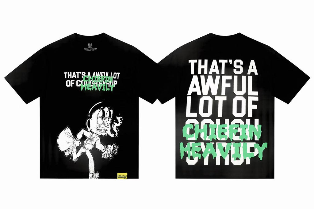 THAT'S A AWFUL LOT OF COUGH SYRUP Graphic Short-Sleeve Set ¡ª detail