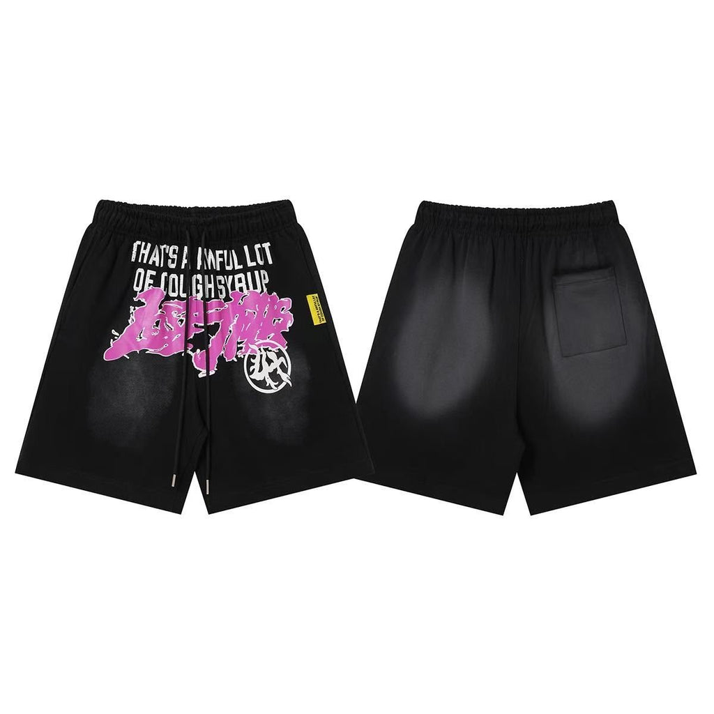 THAT'S A AWFUL LOT OF COUGH SYRUP Graphic T-Shirt & Shorts Set ¡ª detail