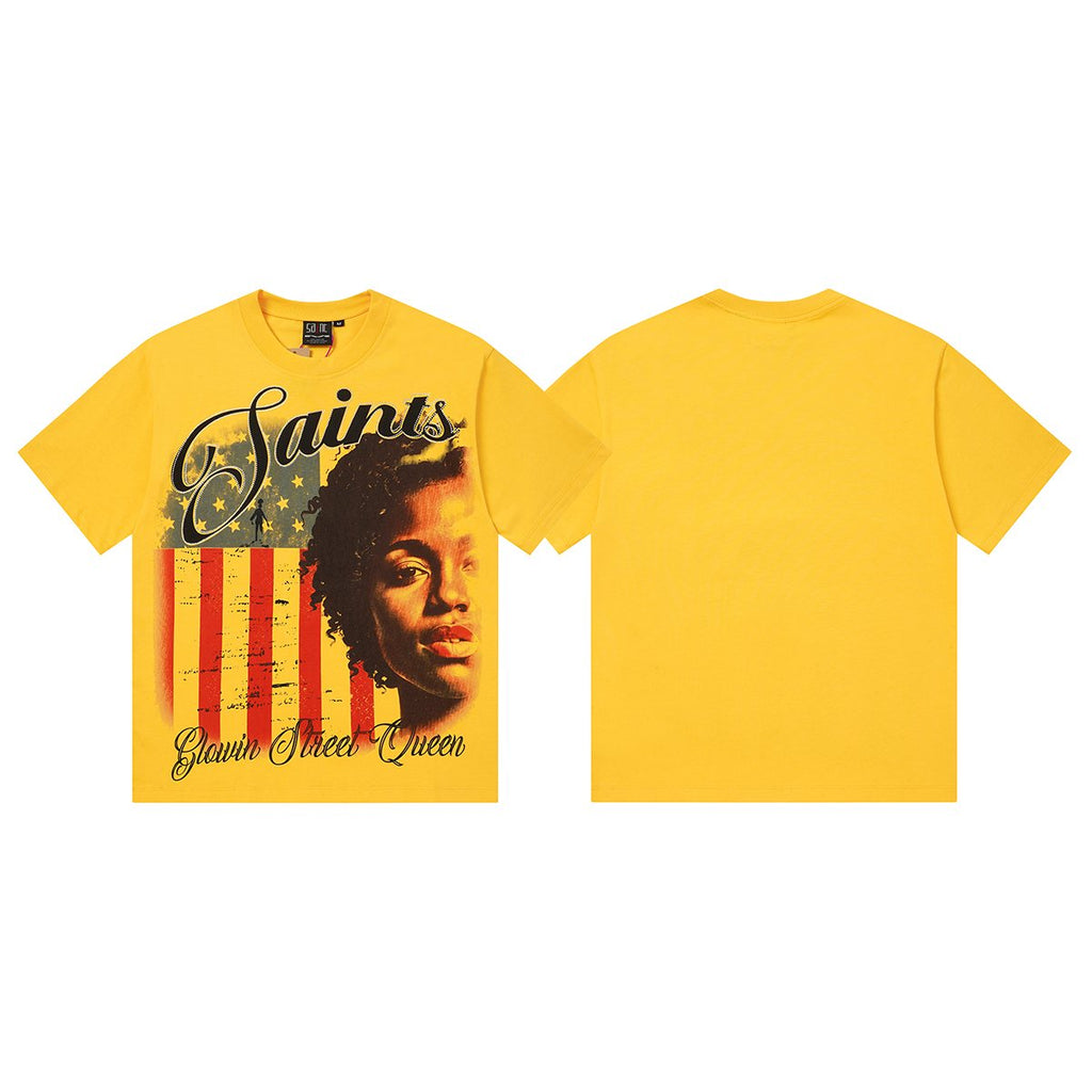 SAINT Glowing Street Queen Graphic T-Shirt ¡ª front