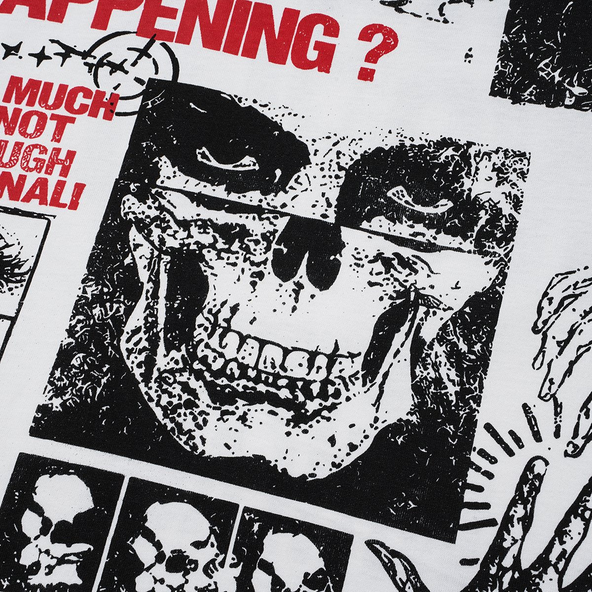 SAINT Skull Graphic Short-Sleeve T-Shirt ¡ª detail