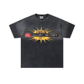 VALE USA Washed Charcoal Sport Crest Graphic T-Shirt ¡ª hero