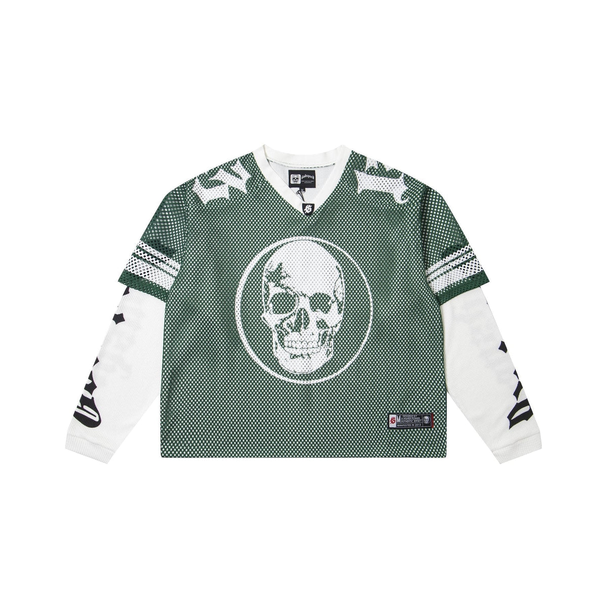 Godspeed Skull K-Back Mesh Long-Sleeve T-Shirt ¡ª front
