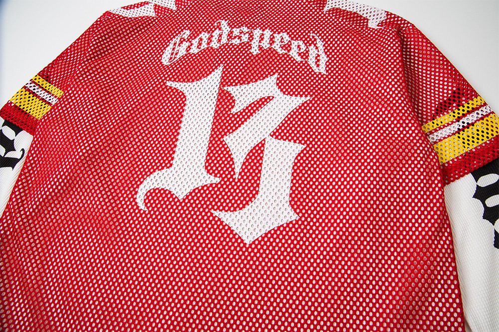 Godspeed Skull K-Back Mesh Long-Sleeve T-Shirt ¡ª detail