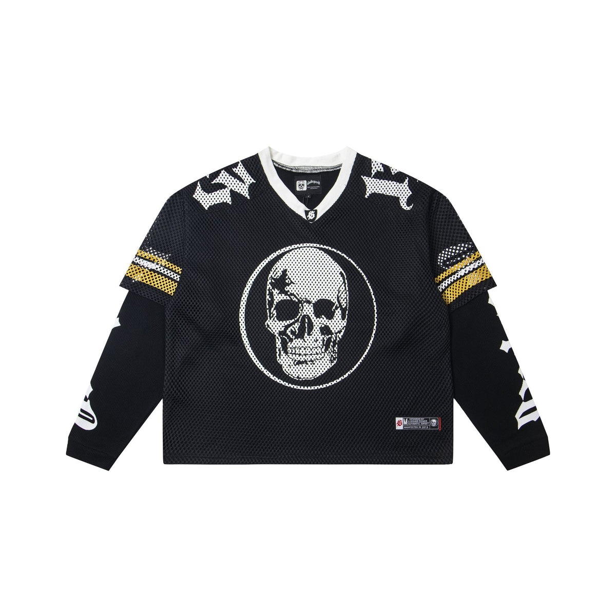 Godspeed Skull K-Back Mesh Long-Sleeve T-Shirt ¡ª front