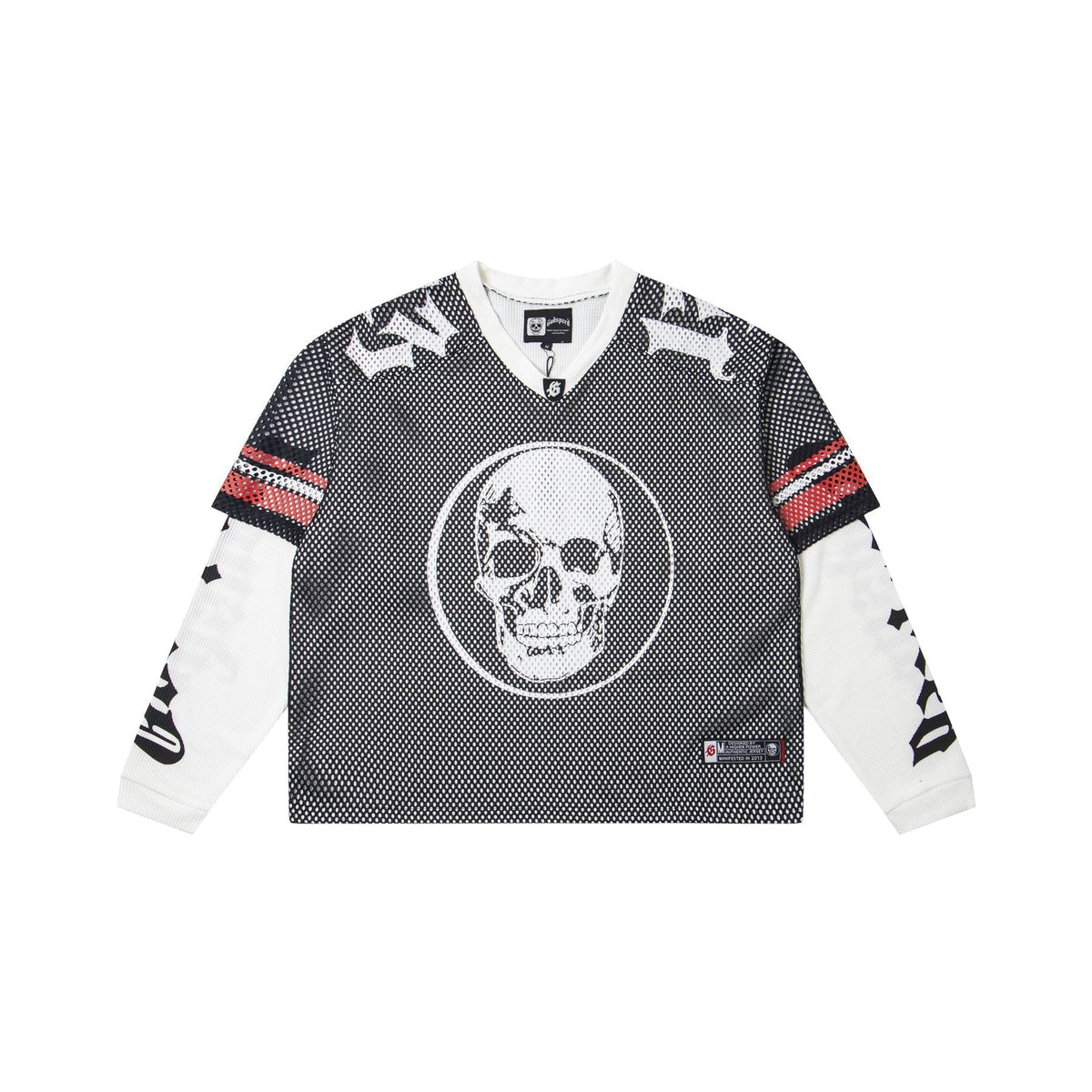Godspeed Skull K-Back Mesh Long-Sleeve T-Shirt ¡ª front
