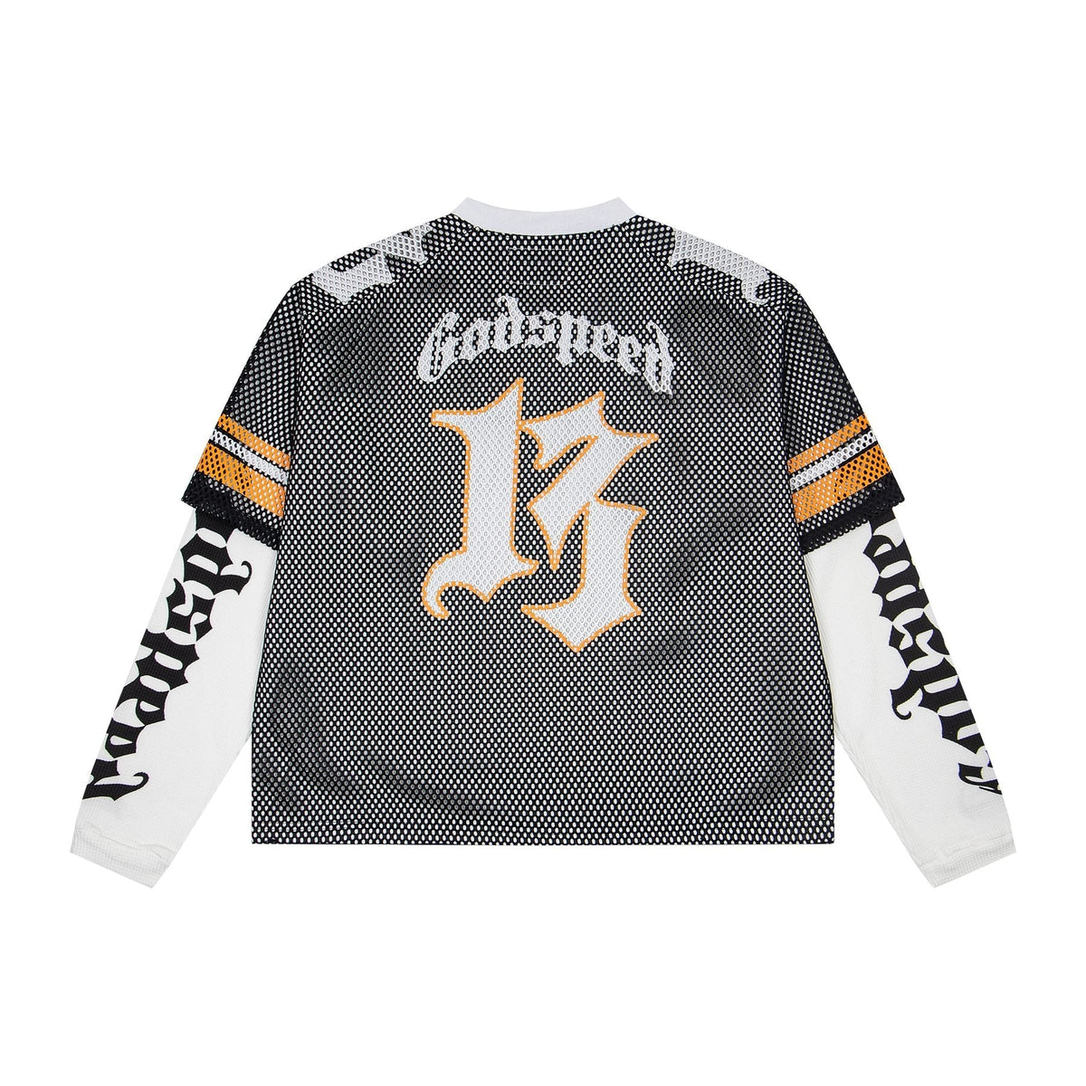 Godspeed Skull Mesh Jersey Long-Sleeve T-Shirt ¡ª back