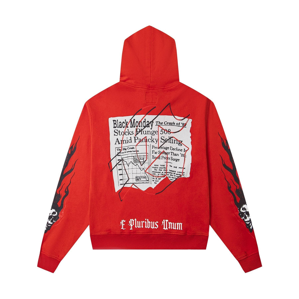 Godspeed Black Monday Skeleton Graphic Hoodie ¡ª back