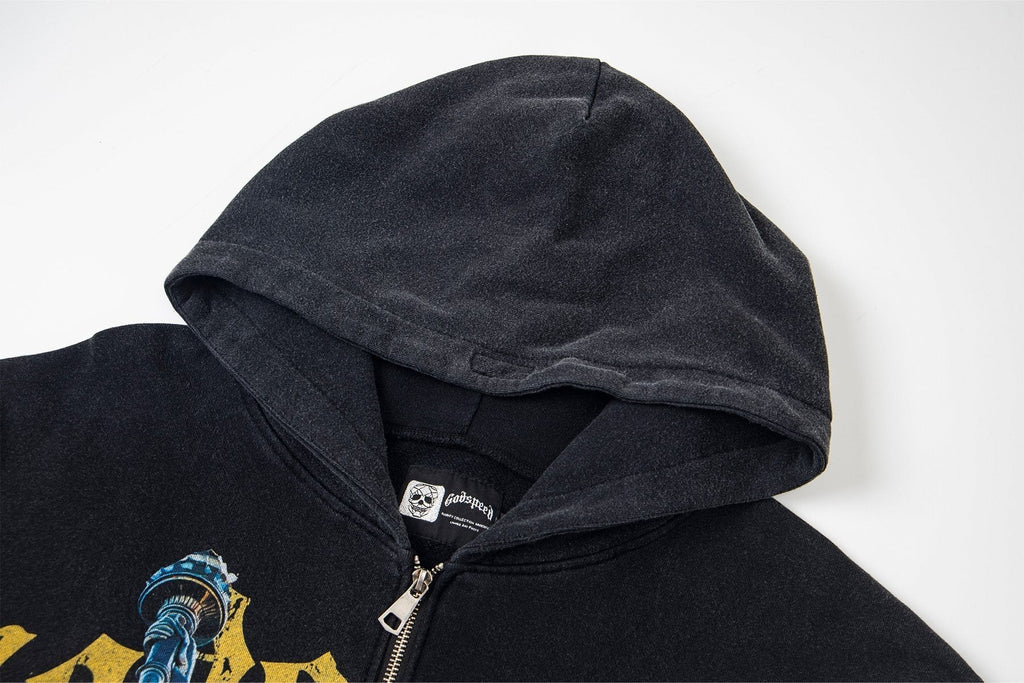 Godspeed Graphic Zip Hoodie ¡ª detail