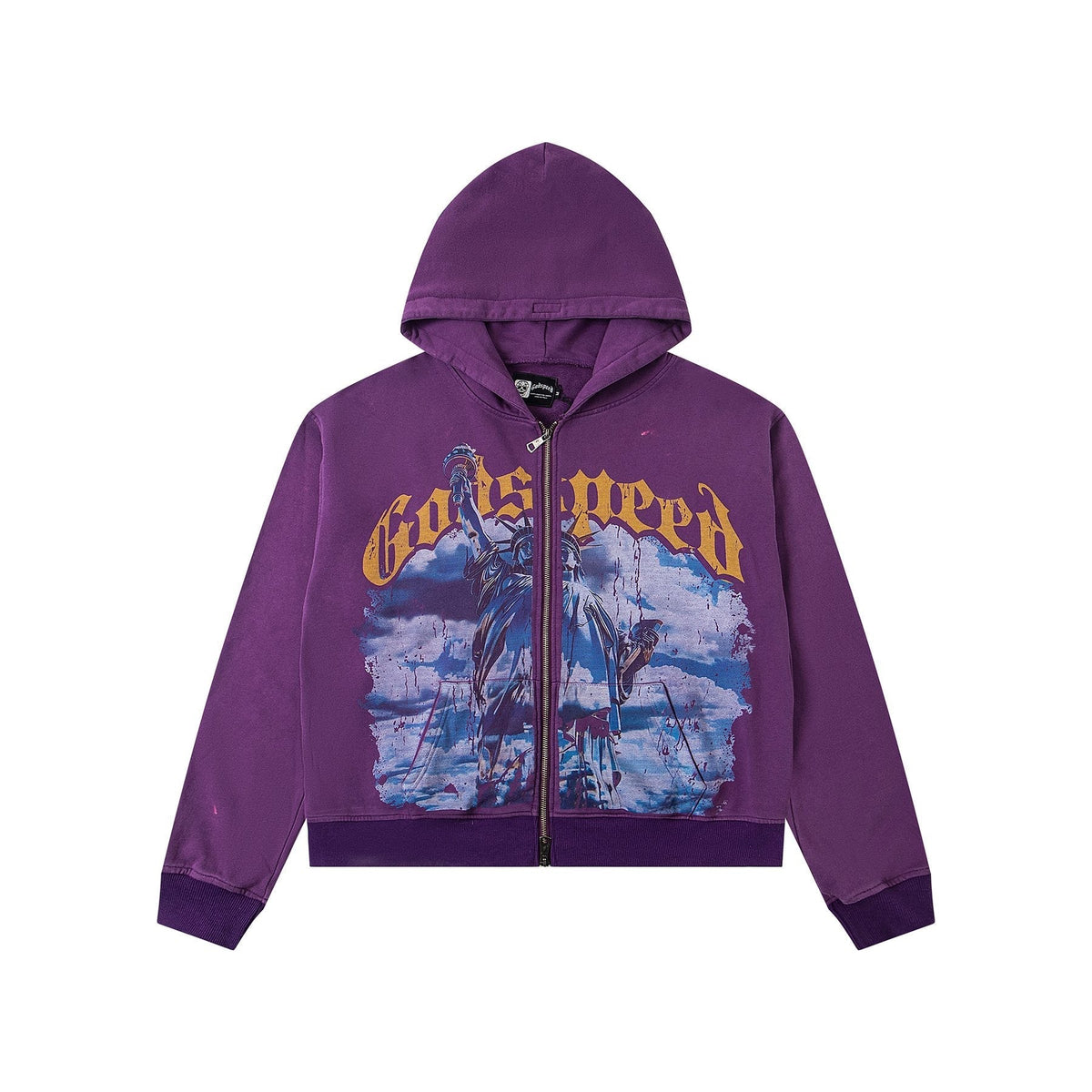 Godspeed Graphic Zip Hoodie ¡ª front