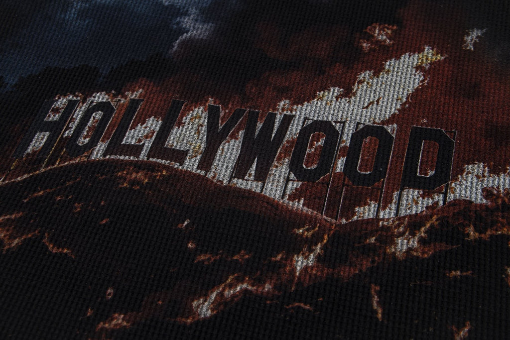 Godspeed Hollywood Graphic Waffle Long-Sleeve T-Shirt ¡ª detail