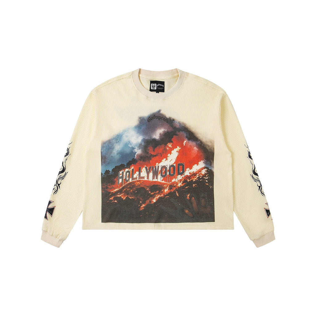 Godspeed Hollywood Graphic Waffle Long-Sleeve T-Shirt ¡ª hero