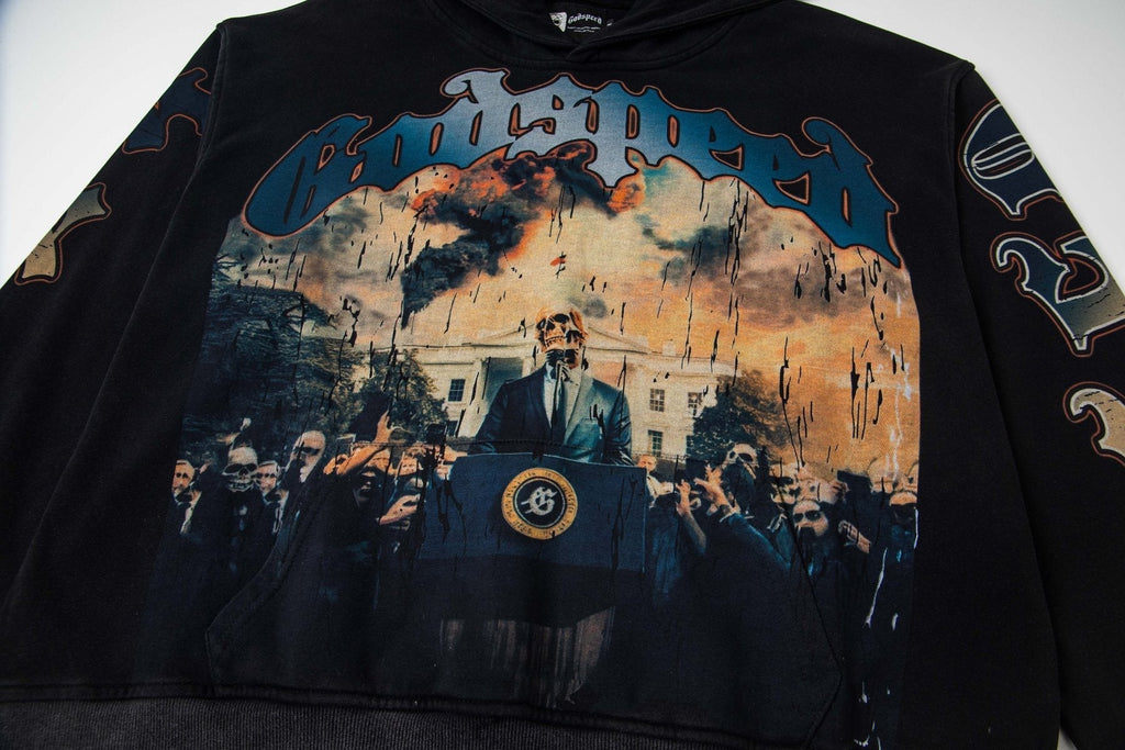 Godspeed Out of Many One Graphic Hoodie ¡ª detail