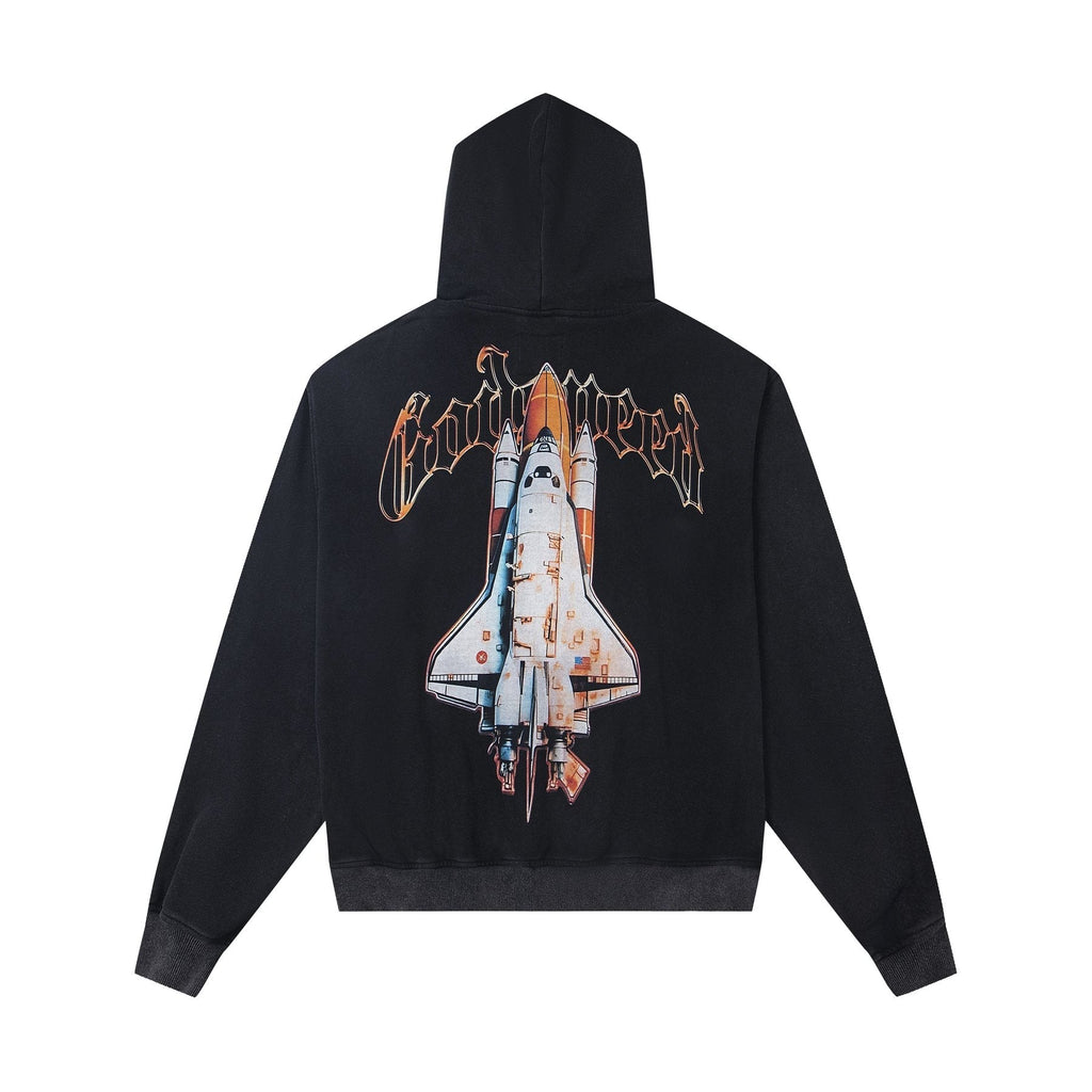 Godspeed Astronaut Shuttle Graphic Hoodie ¡ª back
