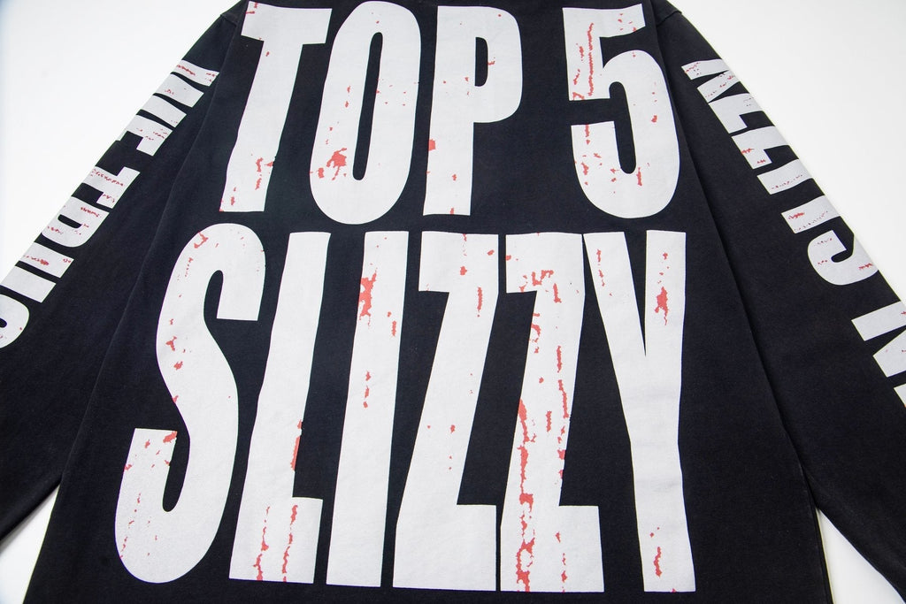 Godspeed Top 5 Slizzy Statue Snake Long-Sleeve T-Shirt ¡ª detail