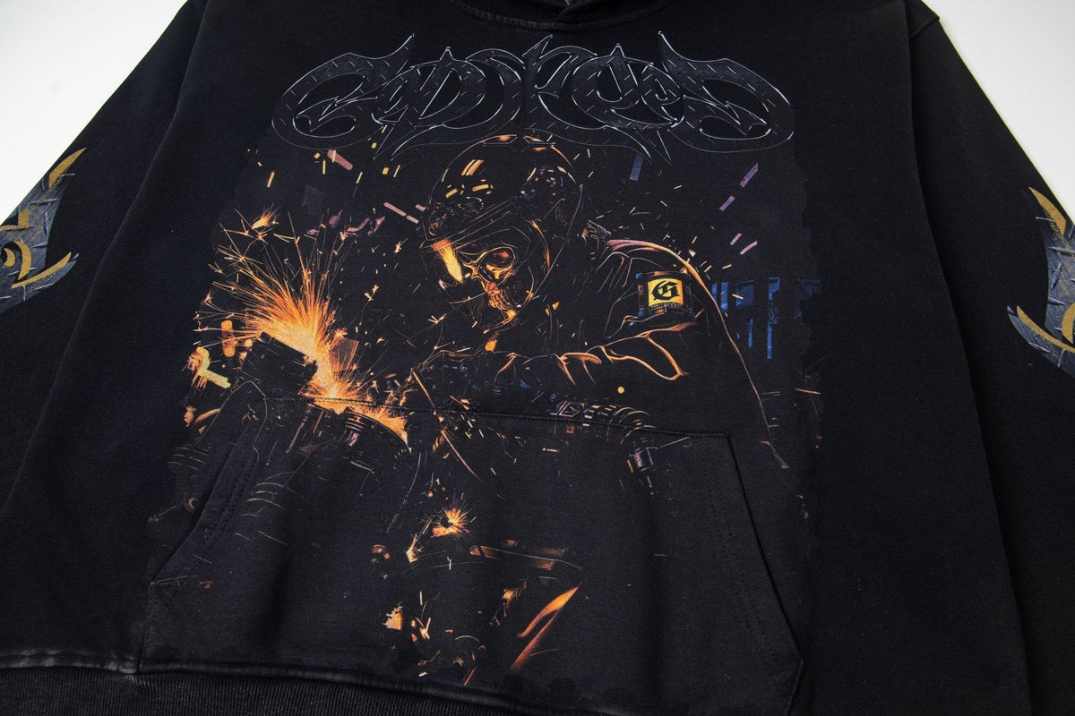 Godspeed Out of Many One Graphic Hoodie ¡ª detail