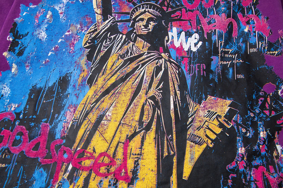 Godspeed E Pluribus Unum Graphic Long-Sleeve T-Shirt ¡ª detail