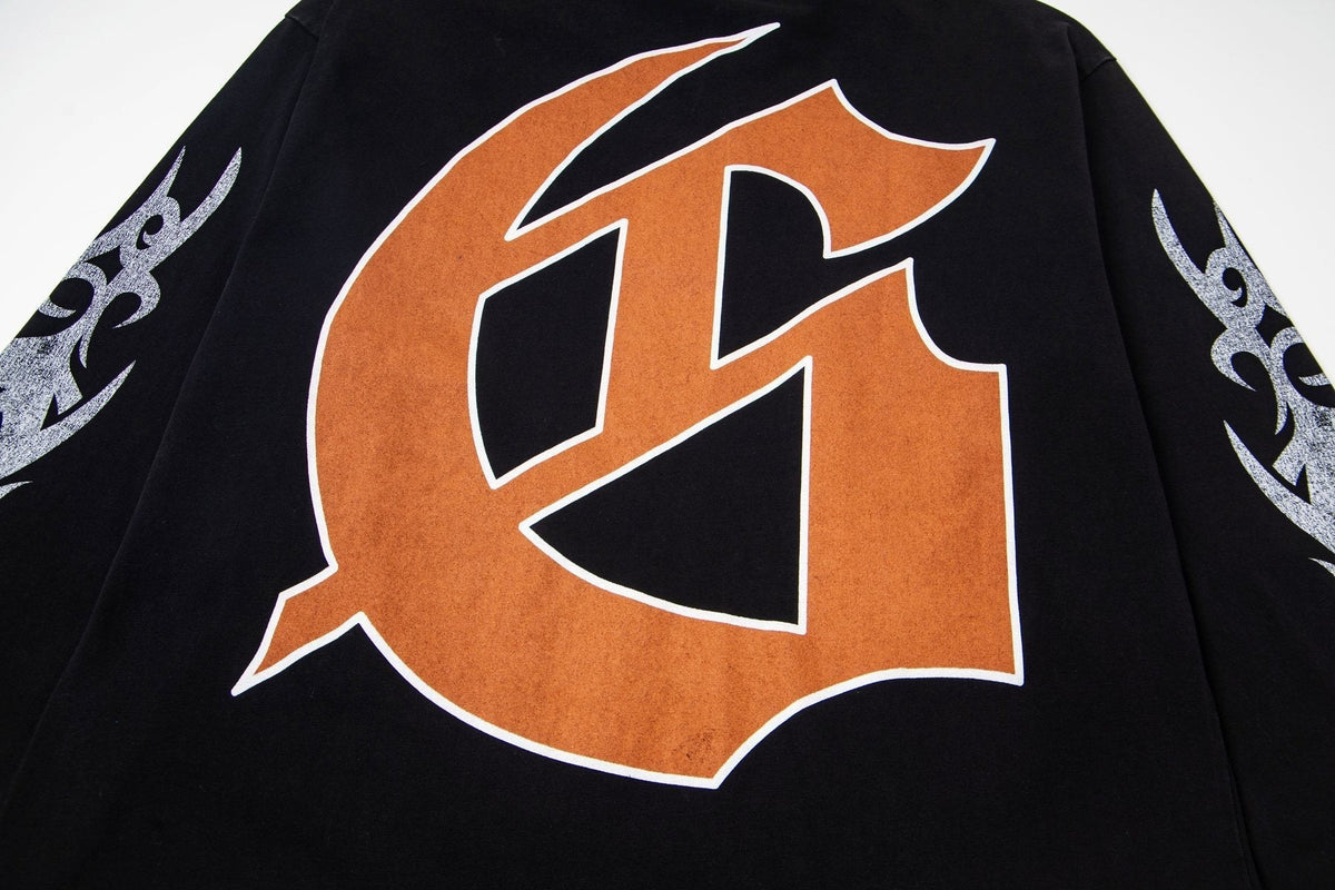 Godspeed Ship Graphic Long-Sleeve T-Shirt ¡ª detail