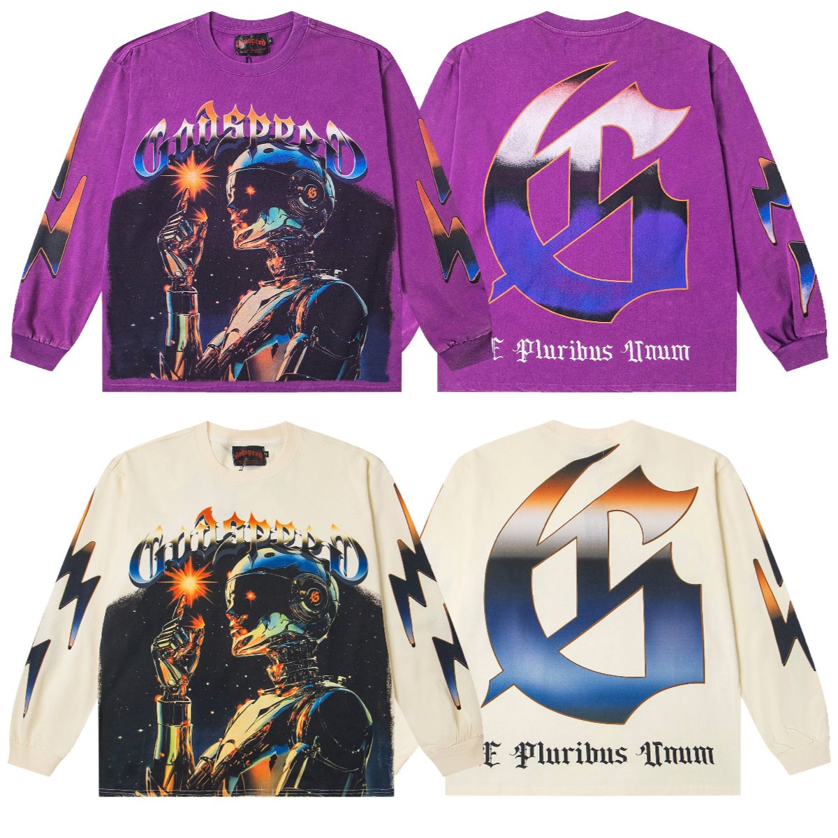 Godspeed E Pluribus Unum Washed Long-Sleeve T-Shirt ¡ª comparison