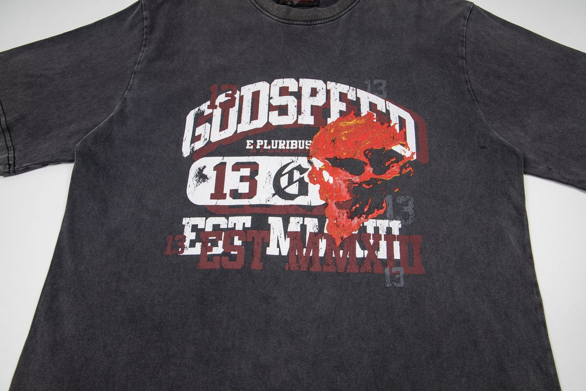 Godspeed Skull & 13 Graphic Short-Sleeve T-Shirt ¡ª detail