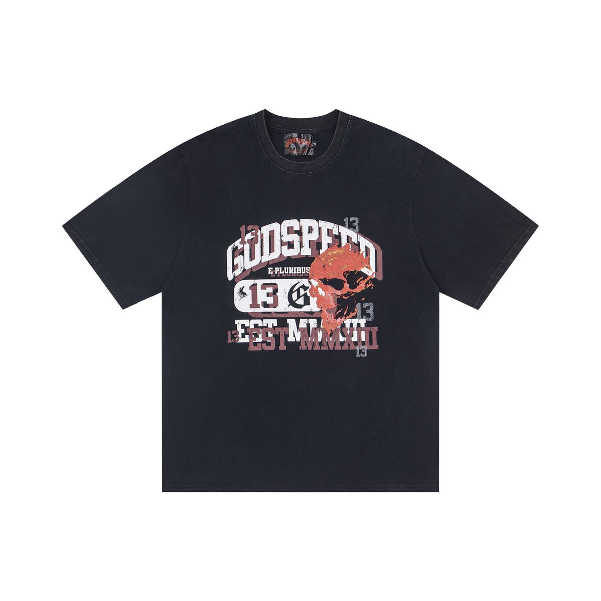Godspeed Skull & 13 Graphic Short-Sleeve T-Shirt ¡ª hero