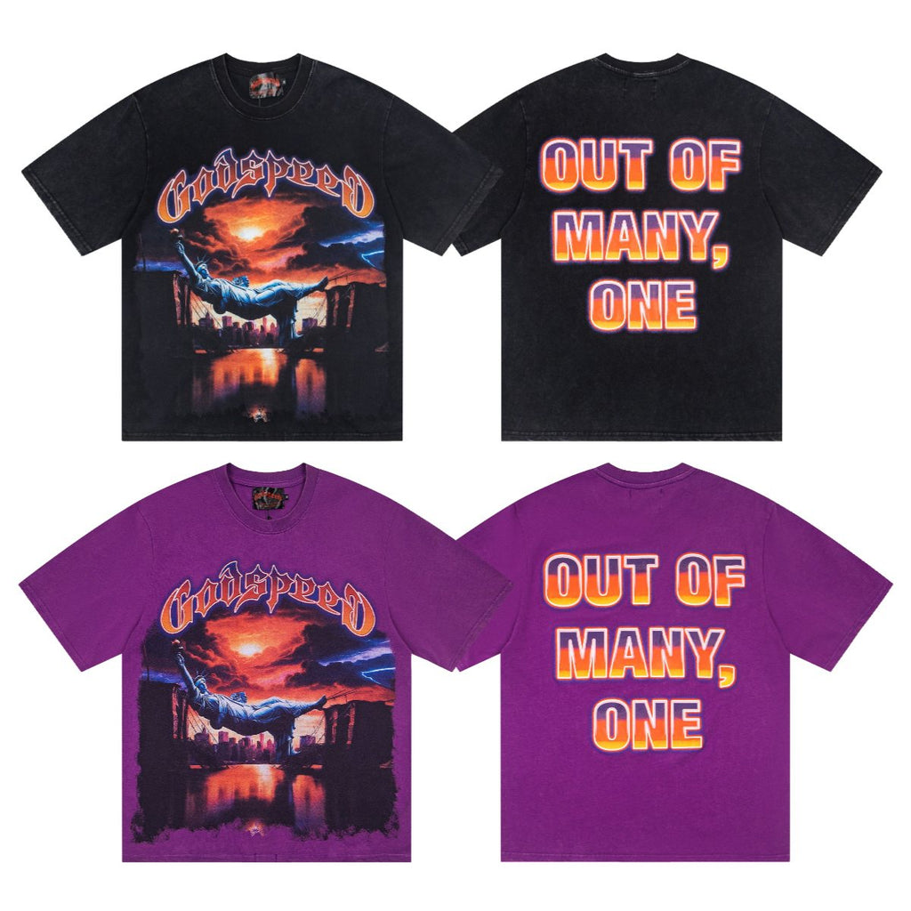 Godspeed Out of Many One Short-Sleeve Graphic T-Shirt ¡ª comparison