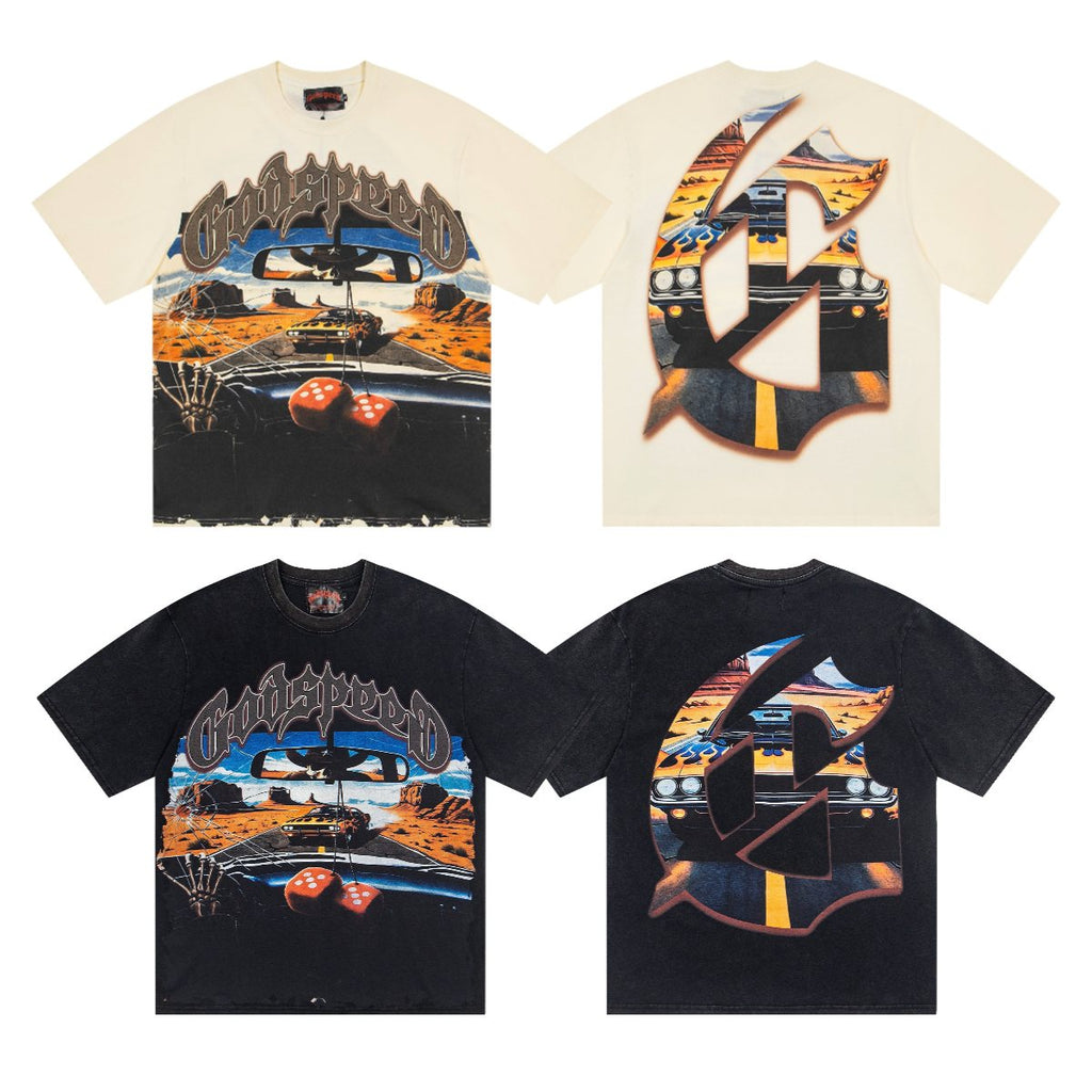 Godspeed Car & Dice Graphic T-Shirt ¡ª comparison