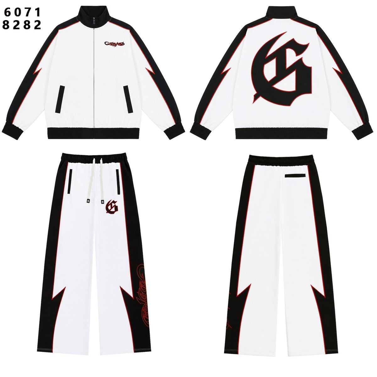 Godspeed Gothic G Contrast Panel Tracksuit Set ¡ª front