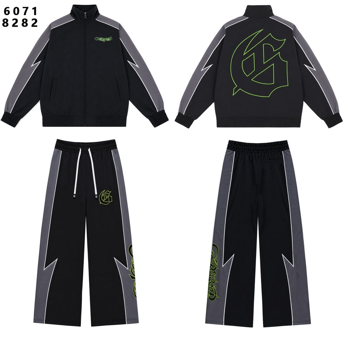 Godspeed Gothic G Contrast Panel Tracksuit Set ¡ª front