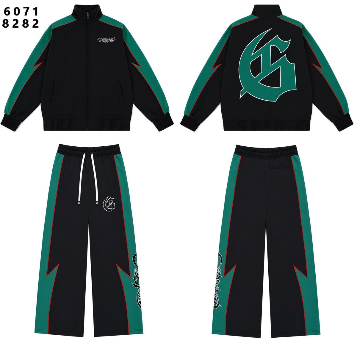 Godspeed Gothic G Contrast Panel Tracksuit Set ¡ª front