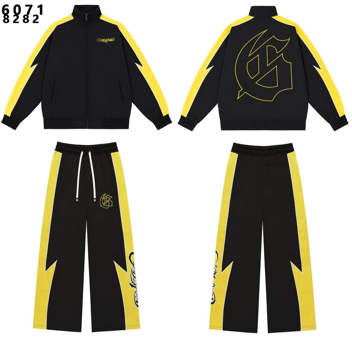 Godspeed Gothic G Contrast Panel Tracksuit Set ¡ª front