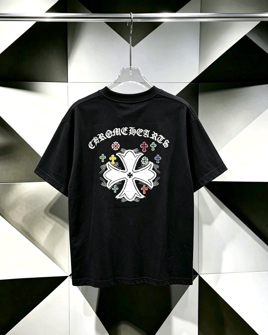 Chrome Hearts Back Graphic Short-Sleeve T-Shirt ¡ª back
