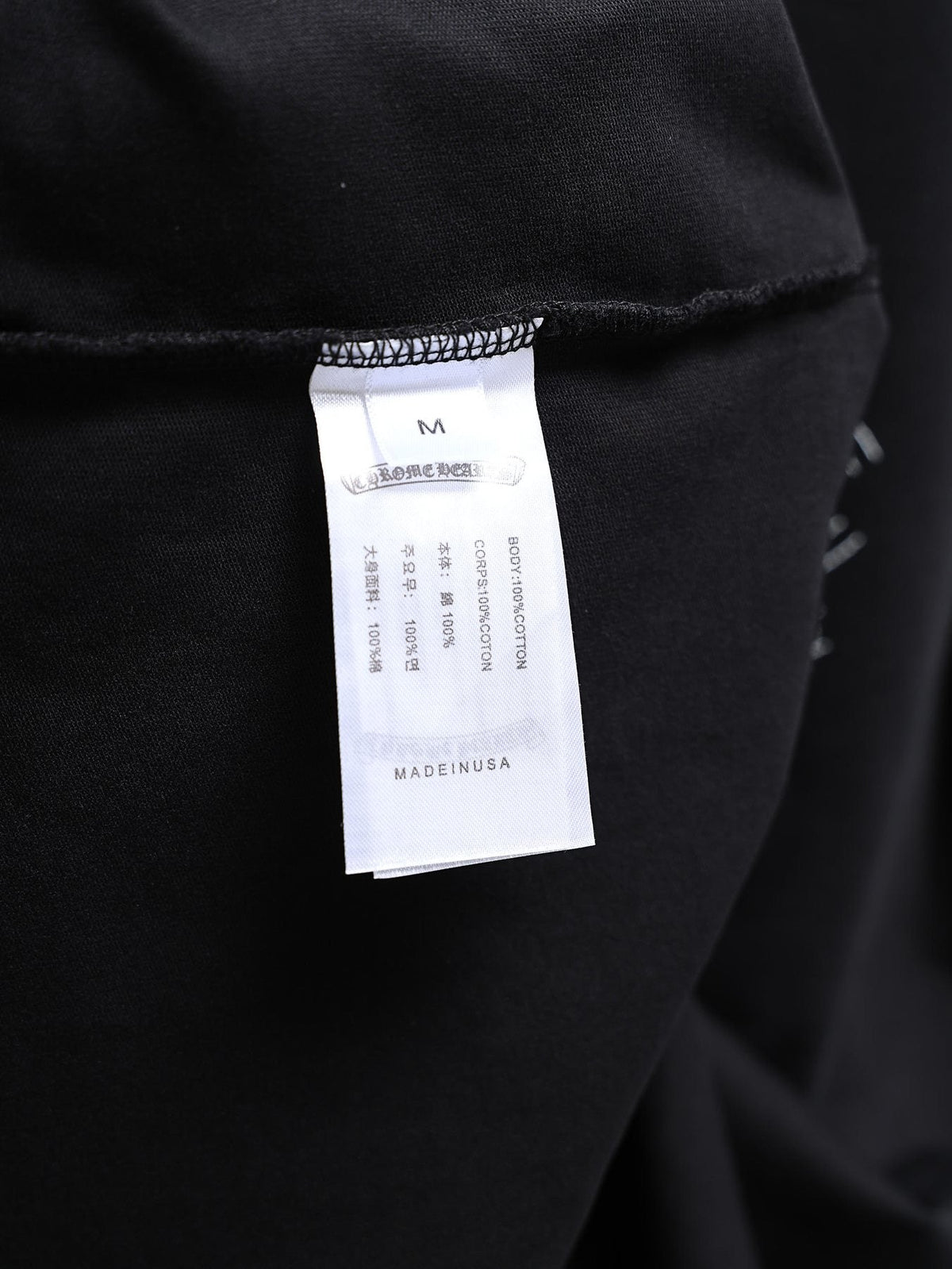 Chrome Hearts Back Graphic Short-Sleeve T-Shirt ¡ª neck_label