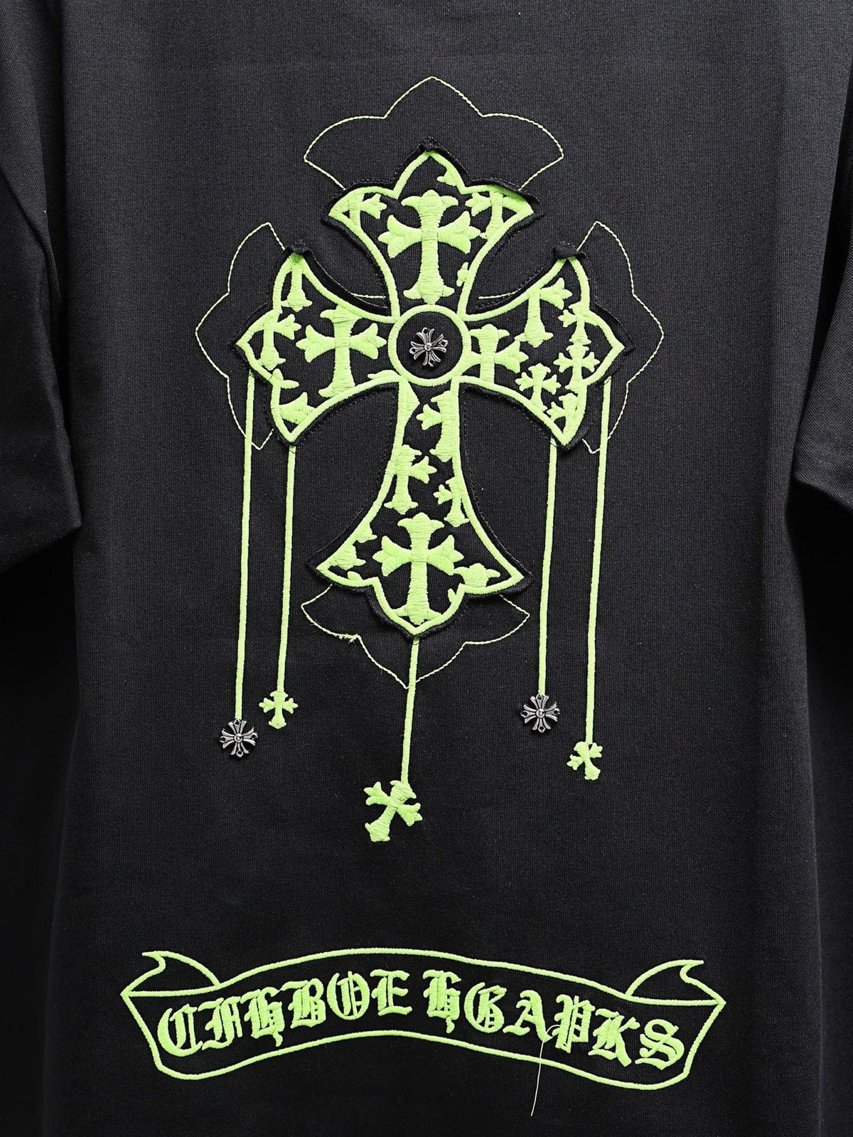 Chrome Hearts Cross Graphic Short-Sleeve T-Shirt ¡ª detail