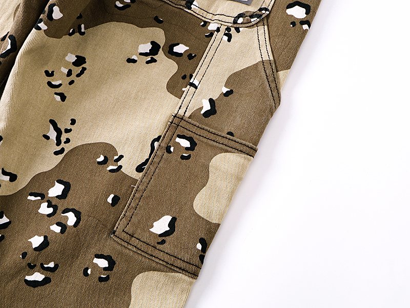 Purple Brand Tan Camo Five-Pocket Pants ¡ª detail