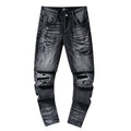 AMIRI Washed Black Distressed Jeans ¡ª hero