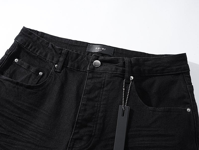 AMIRI Tonal Letter Graphic Black Jeans ¡ª detail