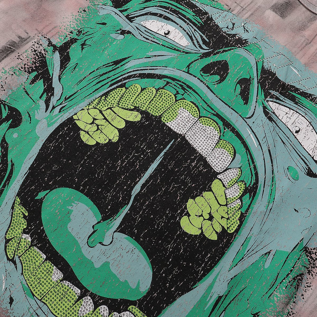 RARE PEACE Enraged Graphic Short-Sleeve T-Shirt ¡ª detail